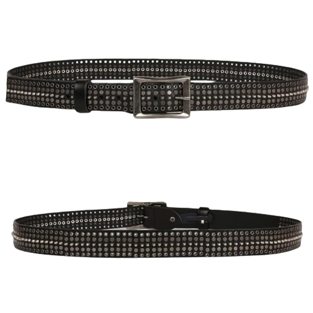 小物 Vintage Studs Jewelry Hard Leather Belt Cone Studded UK77 1/2
